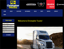 Tablet Screenshot of christophertrucks.com